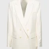 Doppelreihiger Leinen-Mix Blazer Semyra
