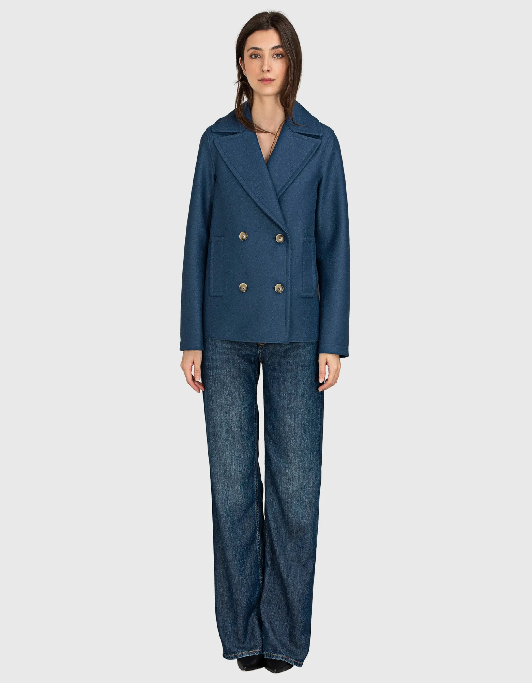 Doppelreihiger Pea Coat