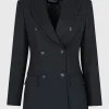 Doppelreihiger Woll-Blazer