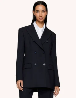 Doppelreihiger Woll-Blazer