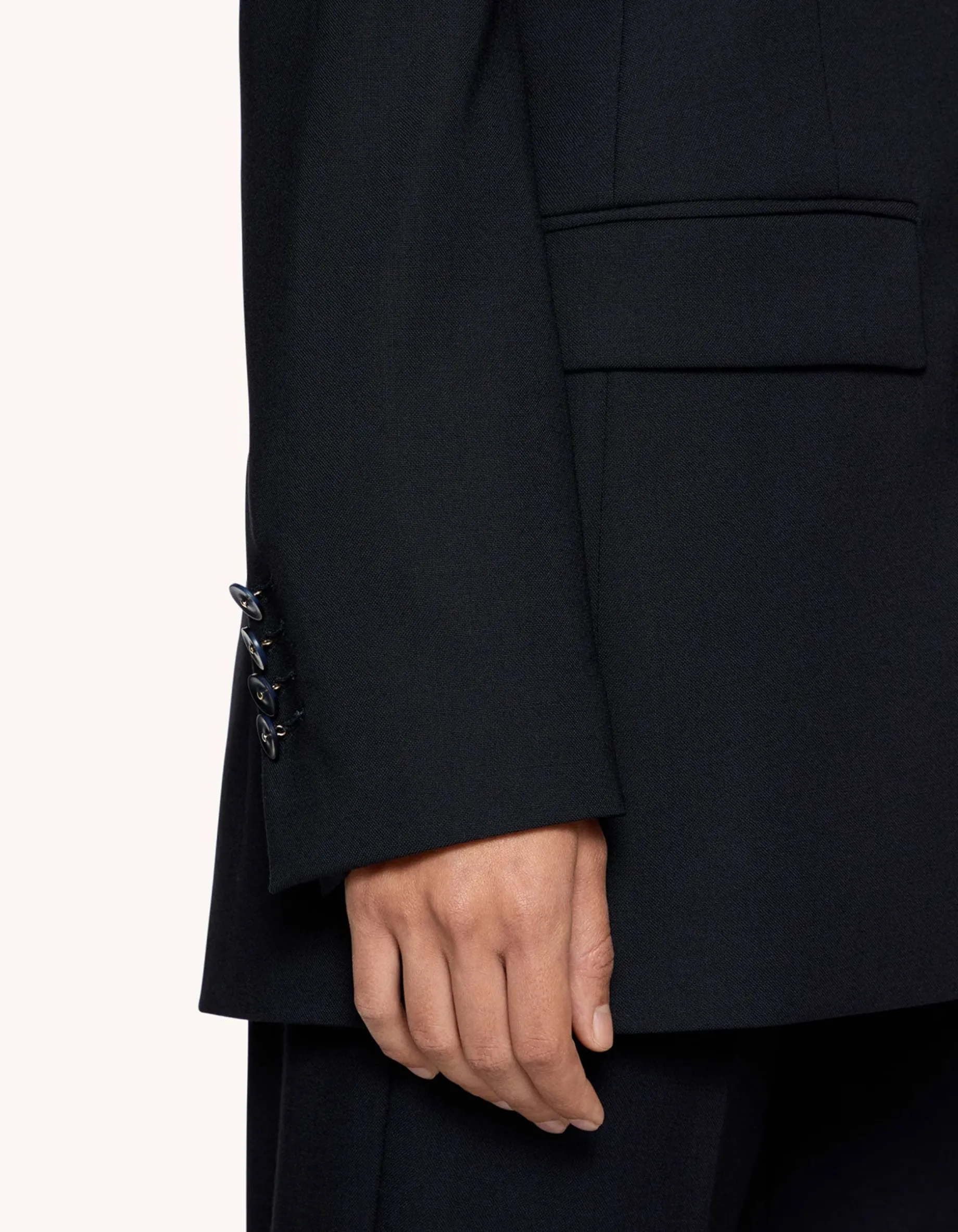 Doppelreihiger Woll-Blazer