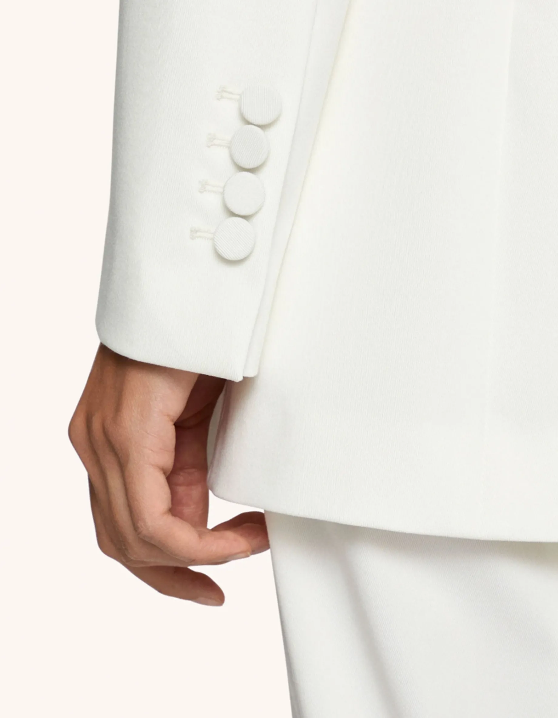 Einreihiger Blazer mit Satin-Revers