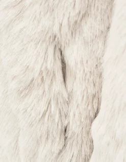 Faux-Fur Mantel