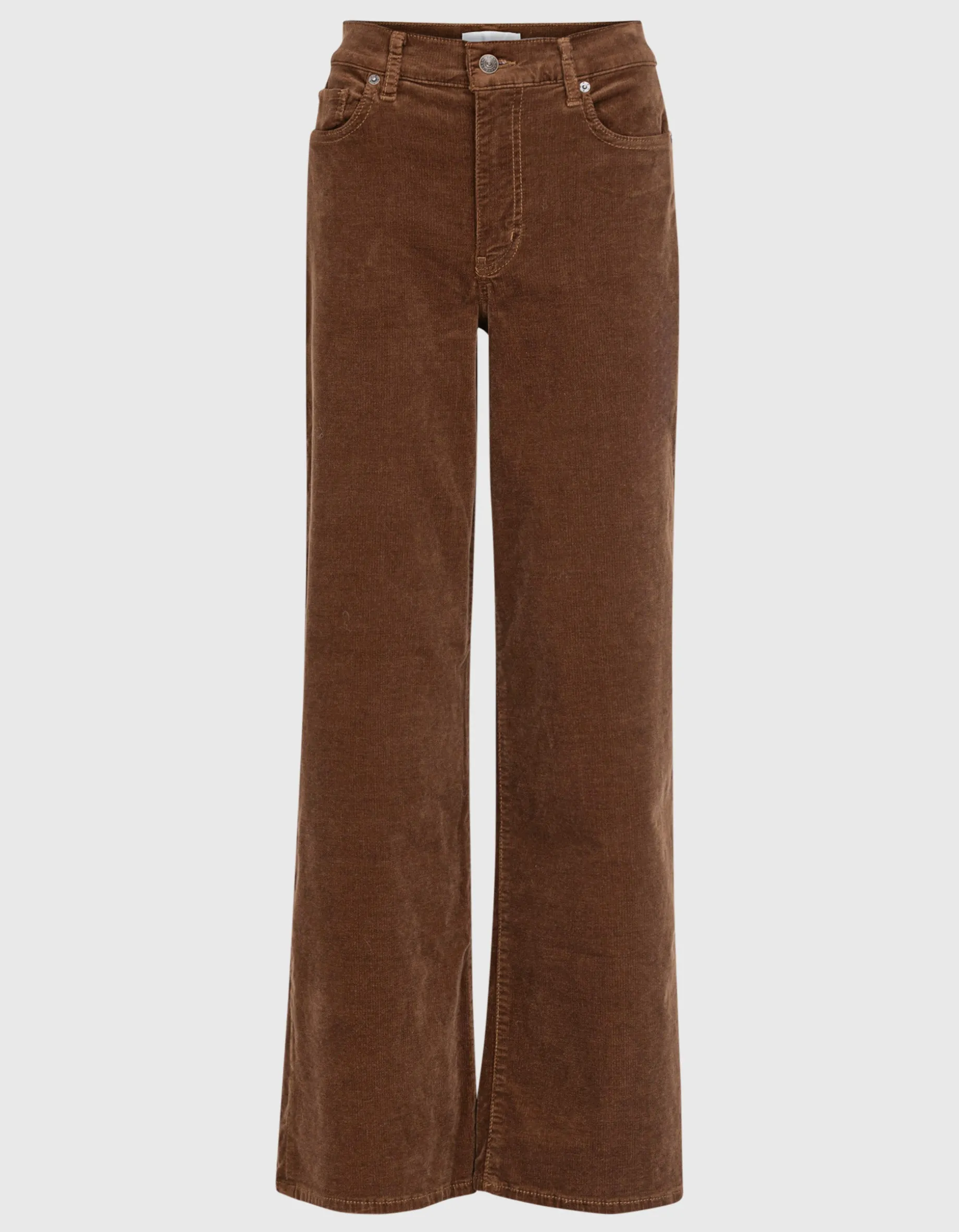 Feinkord Wide-Leg Hose