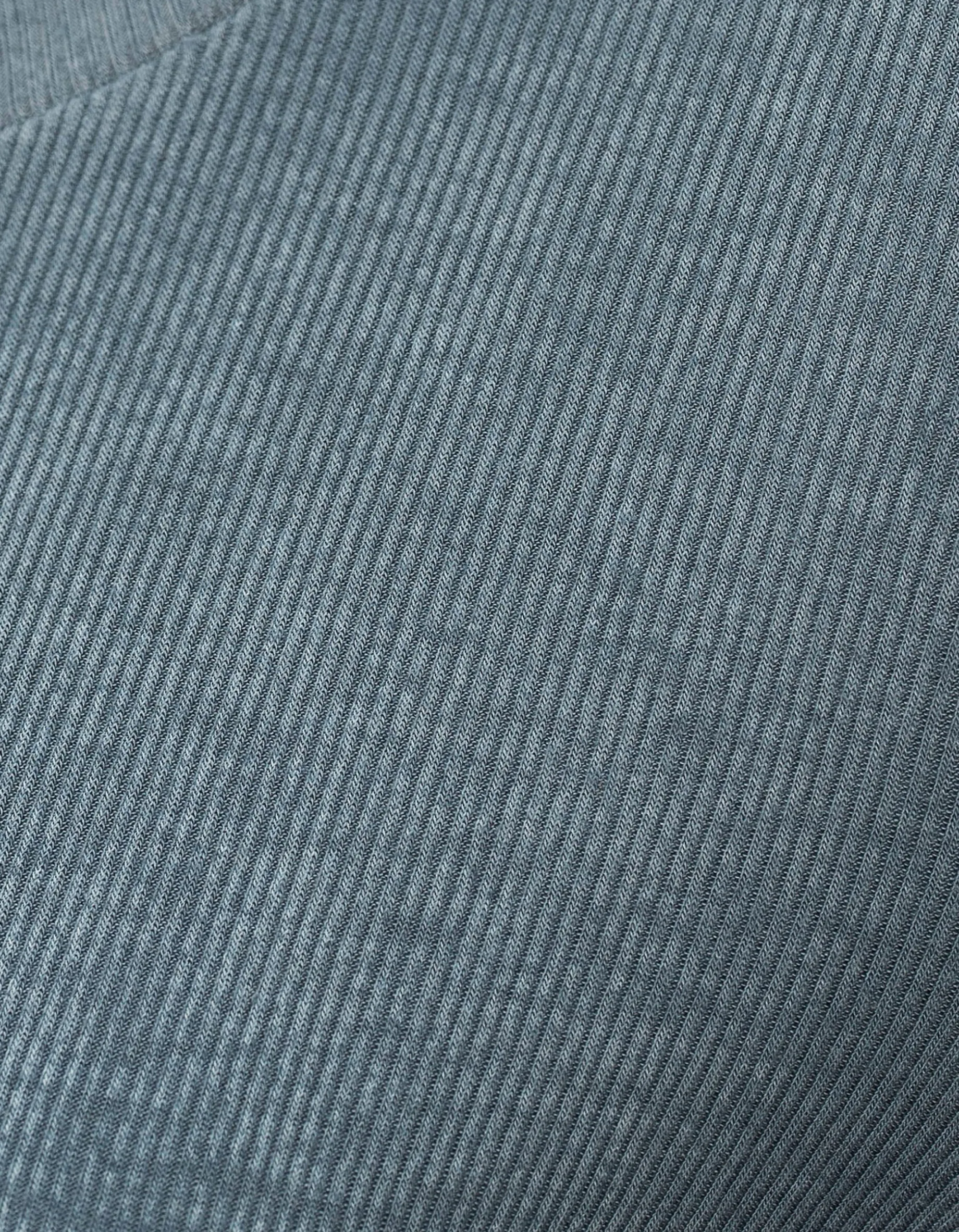 Feinripp-Longsleeve mit Seiden-Anteil