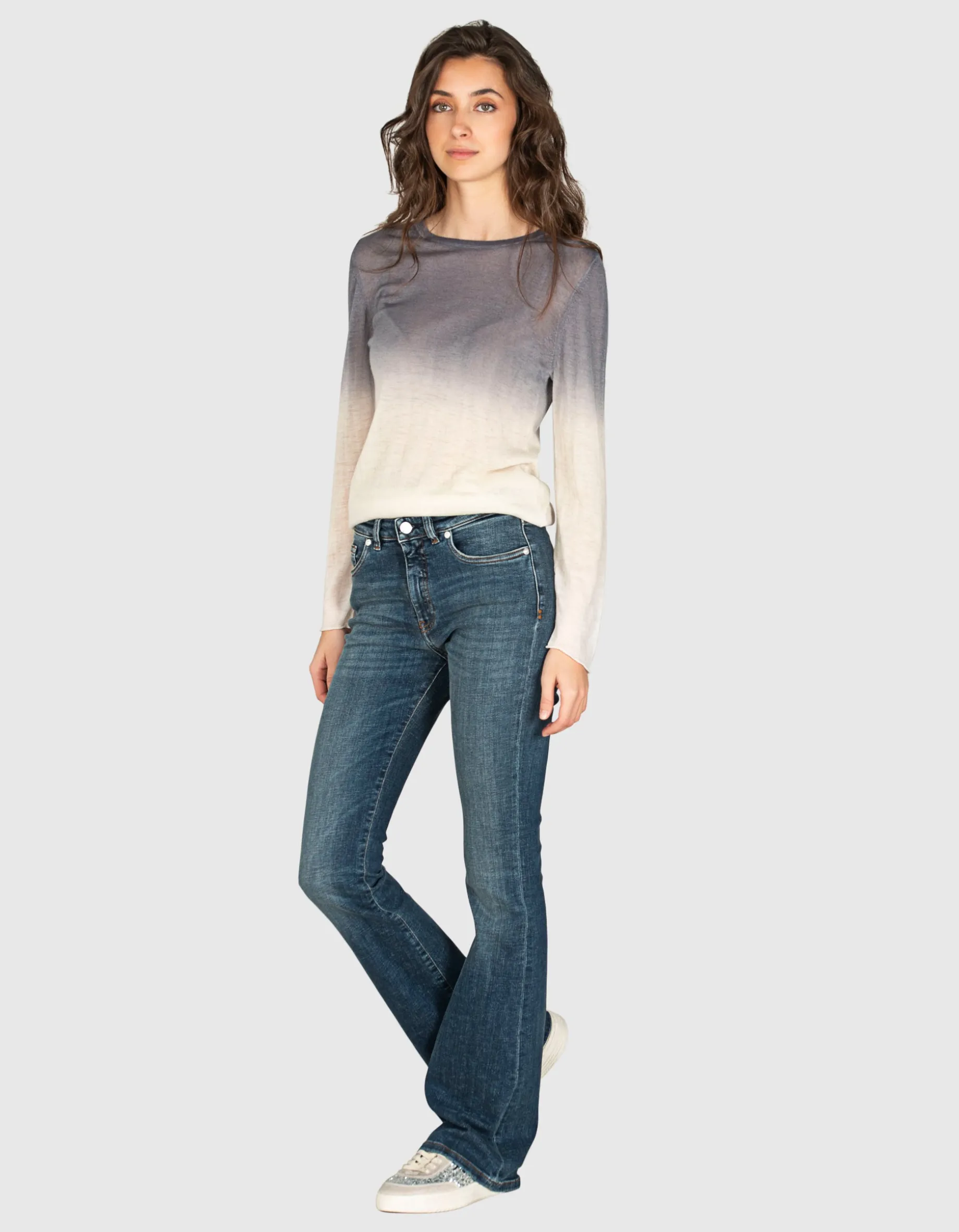 Flared-Leg Jeans
