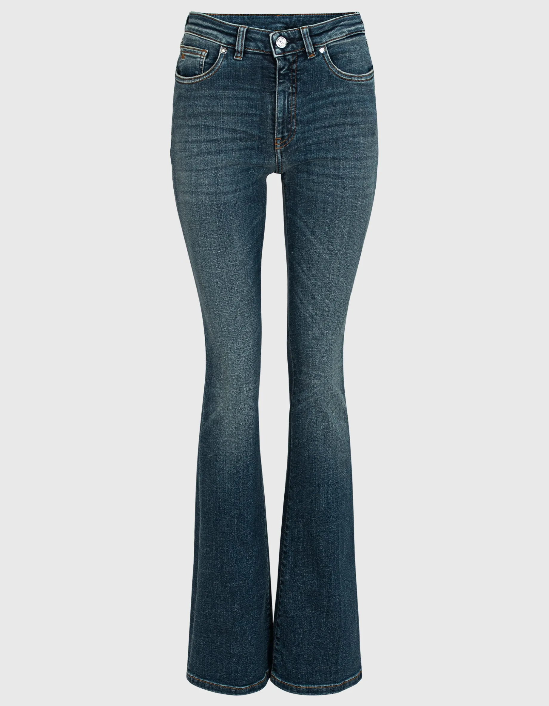 Flared-Leg Jeans