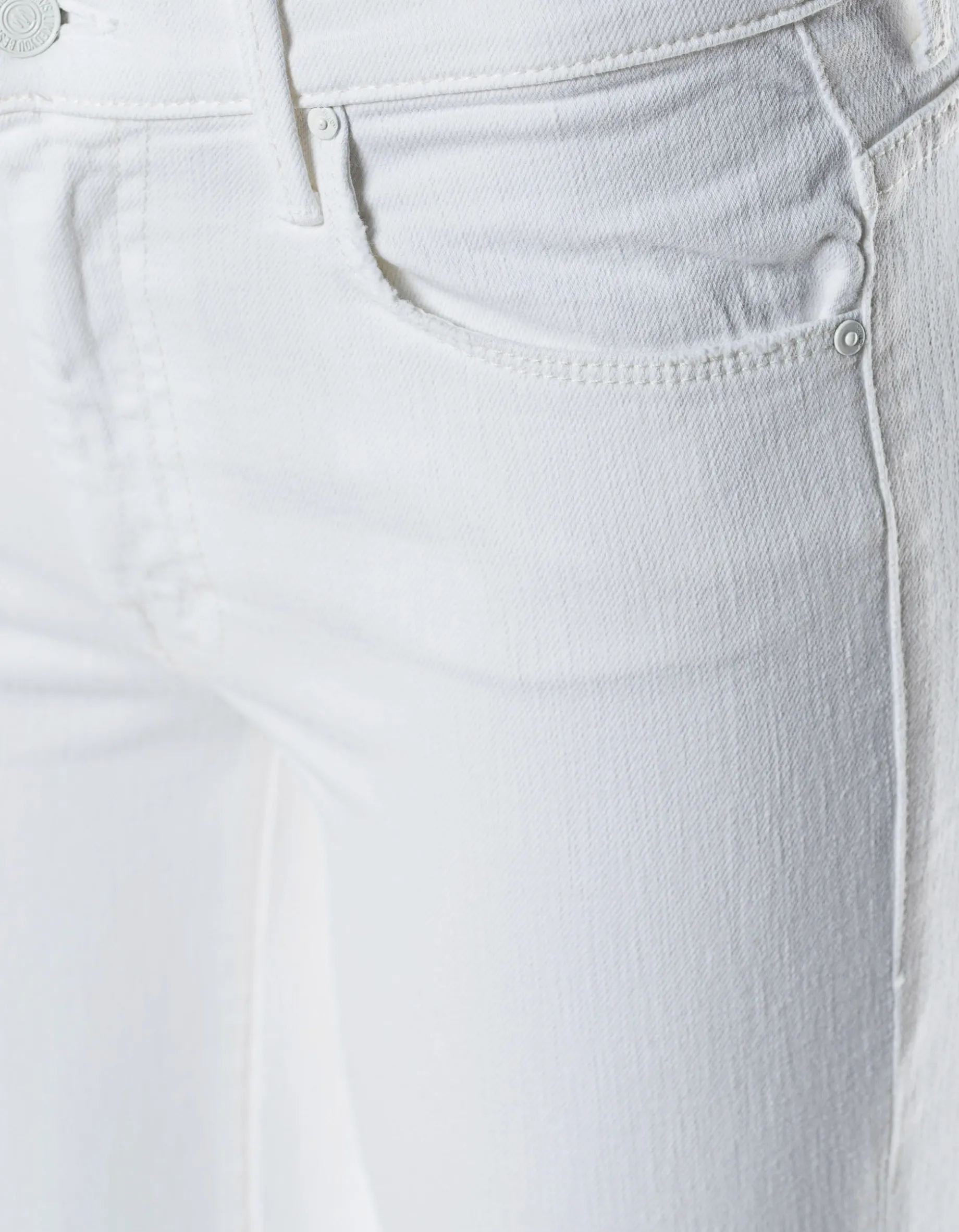 Flared-Leg Jeans mit offenem Saum