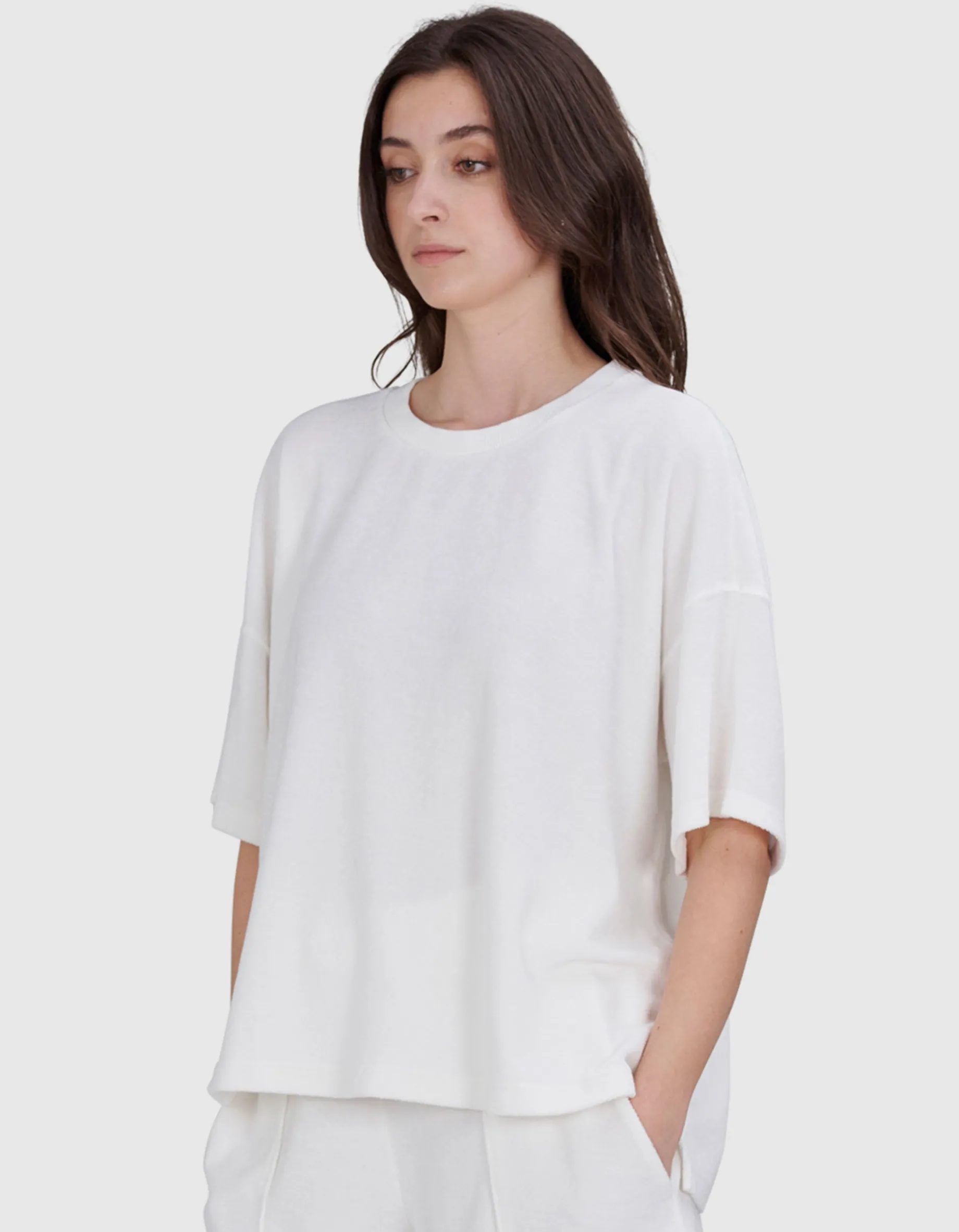 Frottee T-Shirt