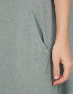 Frottee-Kleid sho28oter mit Eingrifftaschen