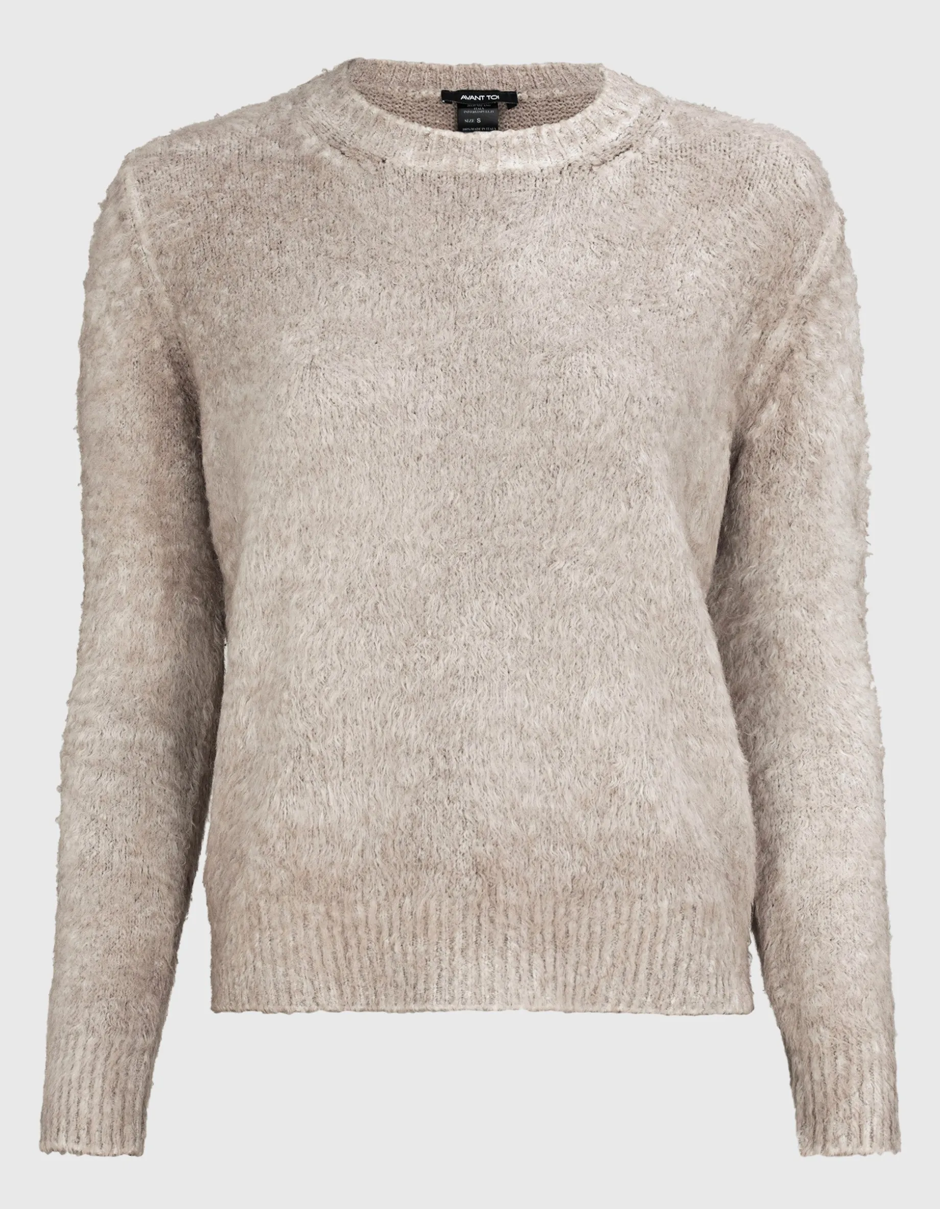 Fuzzy-Strickpullover