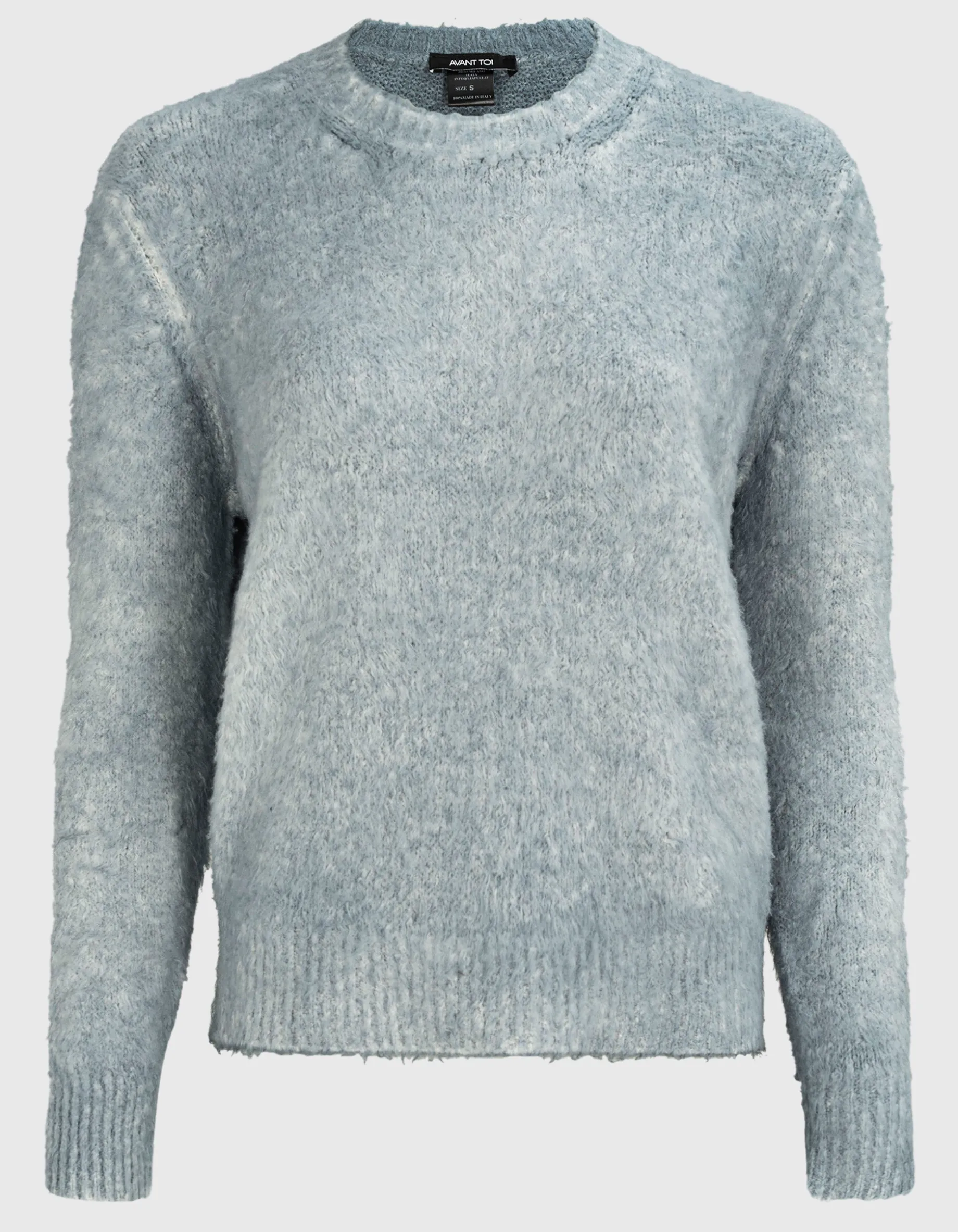 Fuzzy-Strickpullover
