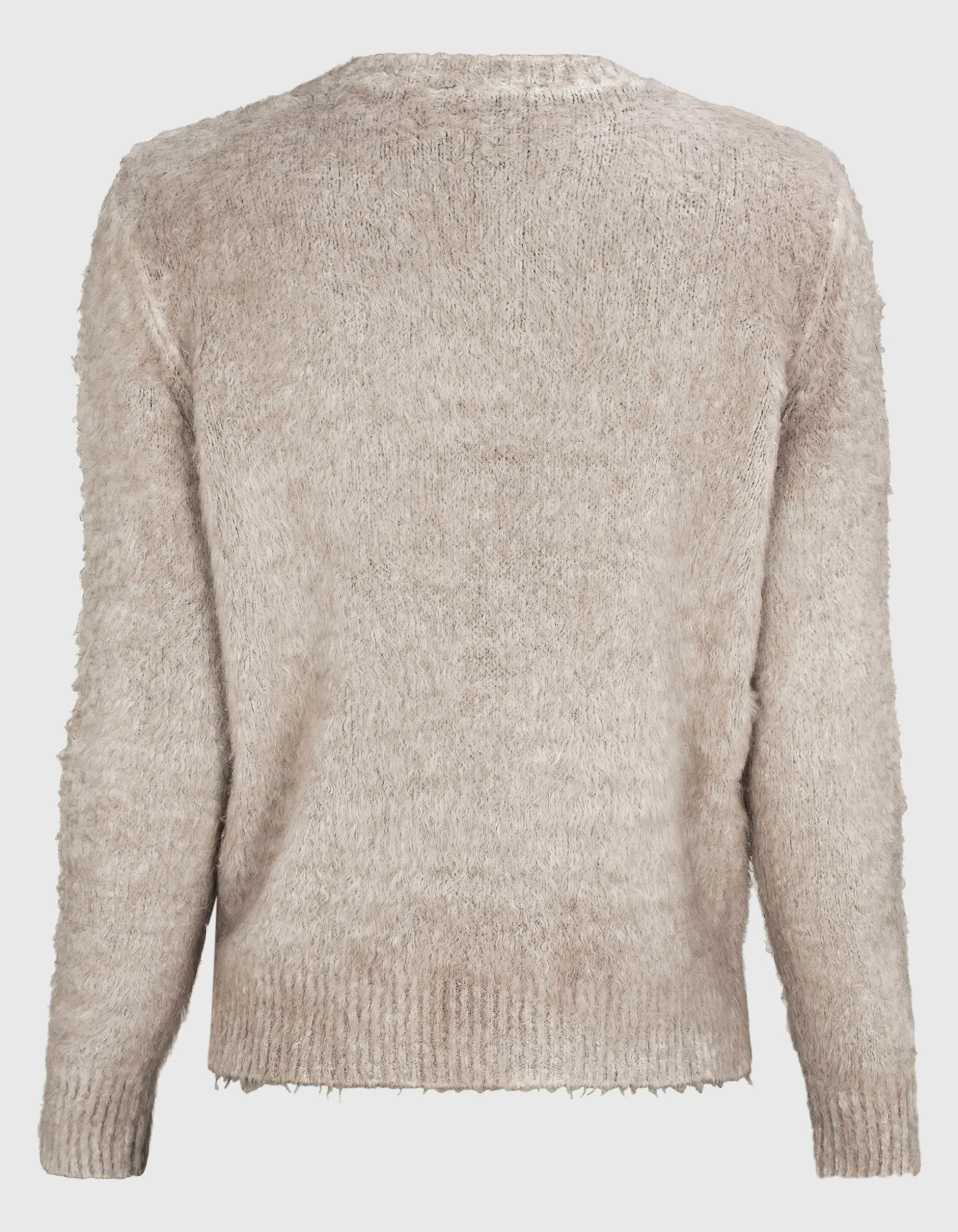 Fuzzy-Strickpullover