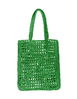 Geflochtene Raffiabast-Shopperbag