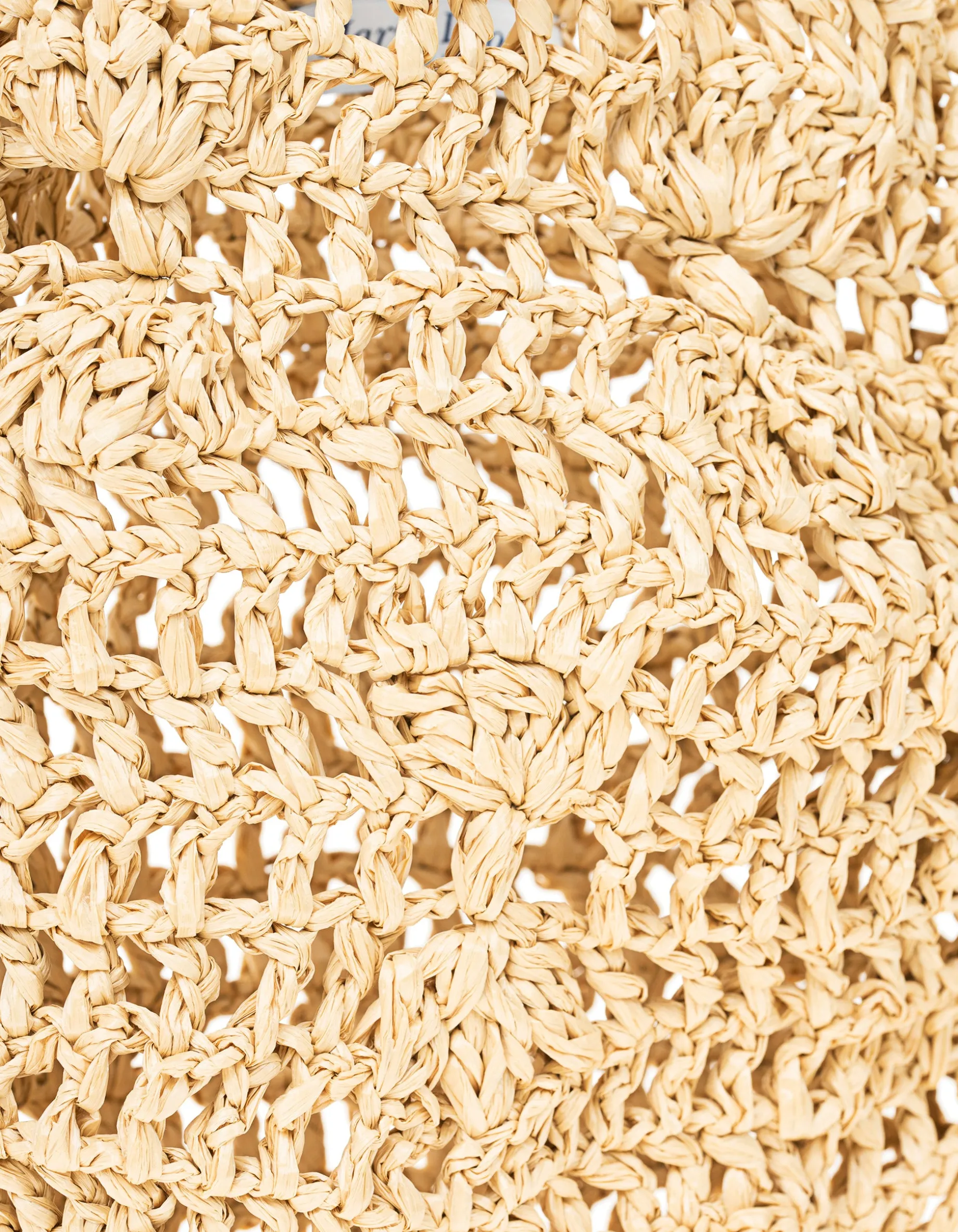 Geflochtene Raffiabast-Shopperbag