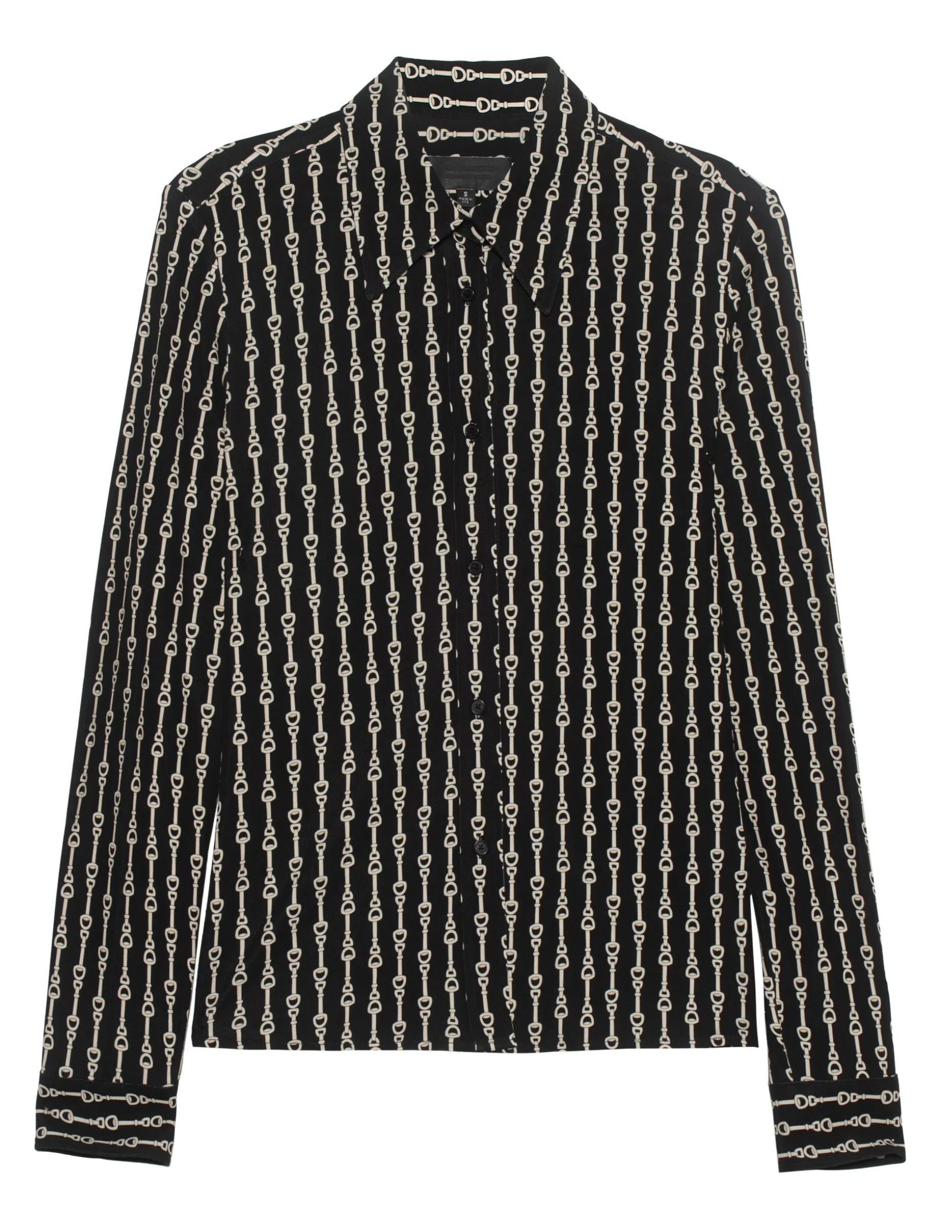 Gemusterte Bluse