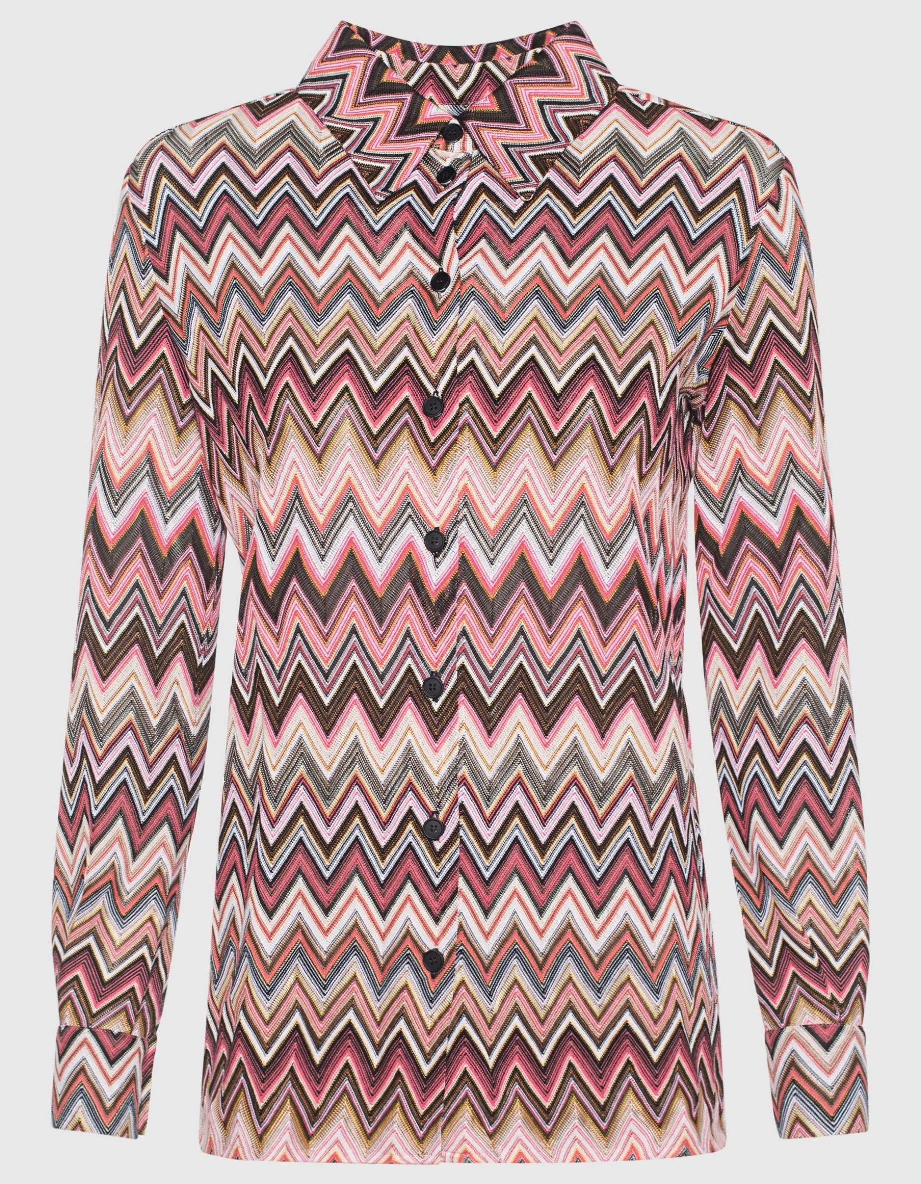 Gemusterte Loose-Fit Bluse