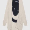 Gemusterter Kaschmir-Cardigan