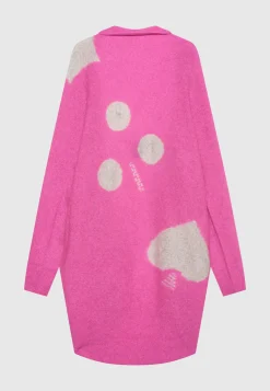 Gemusterter Kaschmir-Cardigan