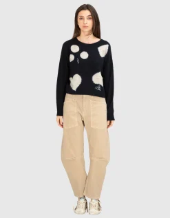Gemusterter Kaschmir-Pullover