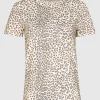 Gemustertes T-Shirt im Destroyed-Look