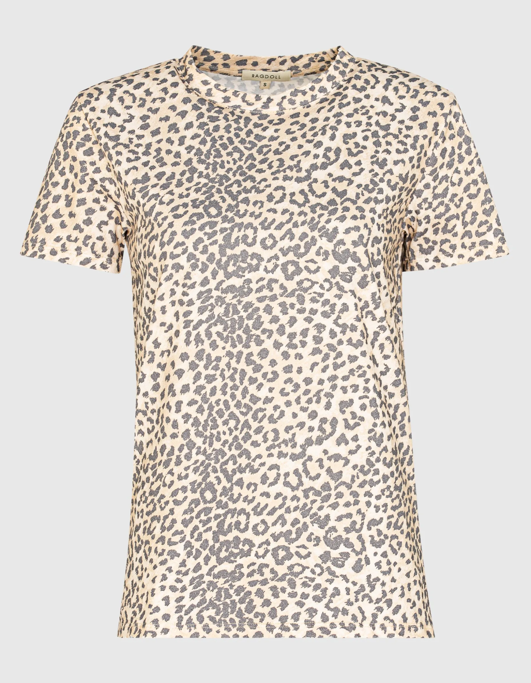 Gemustertes T-Shirt im Destroyed-Look