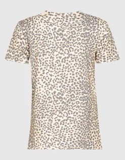 Gemustertes T-Shirt im Destroyed-Look