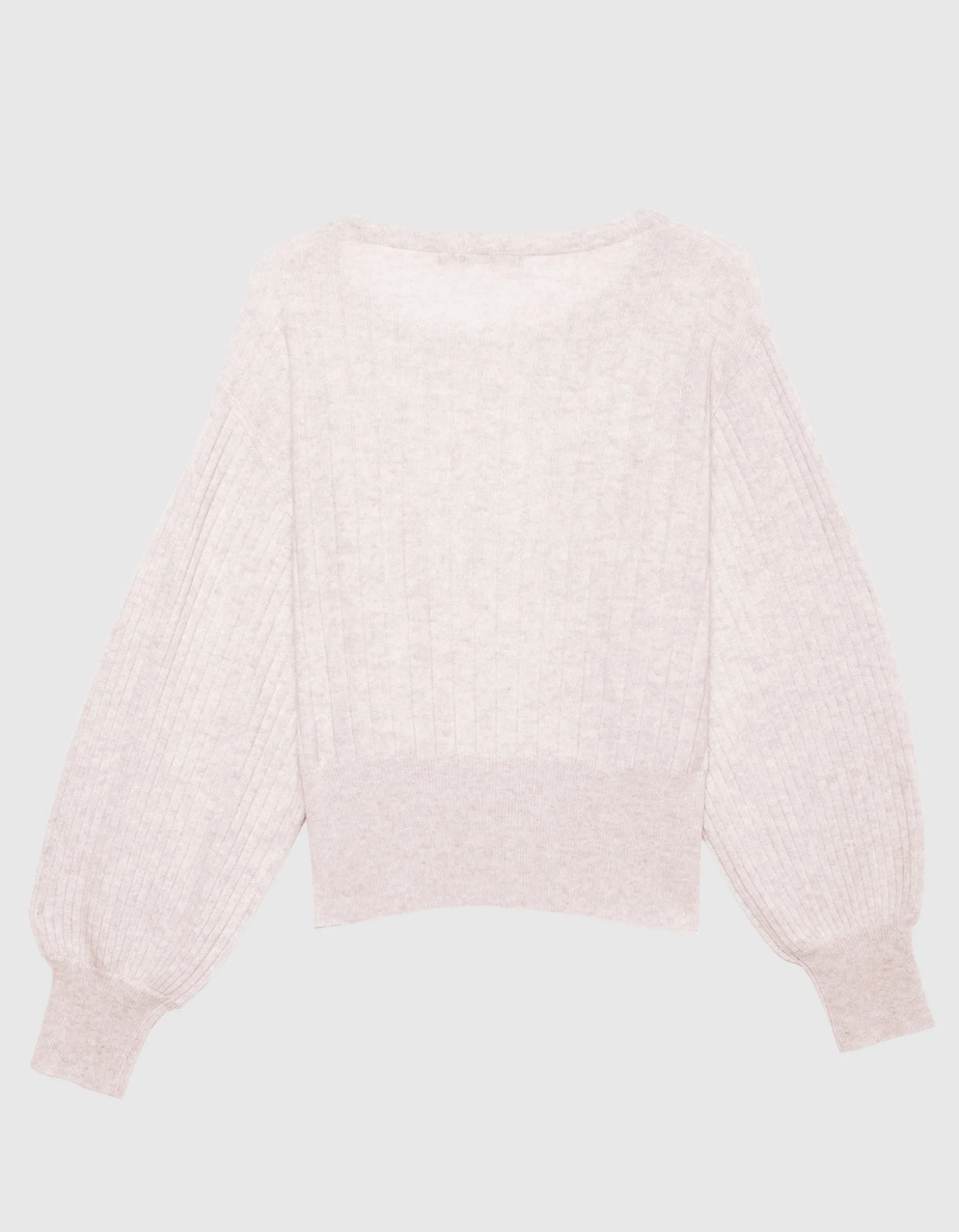 Gerippter Kaschmir Pullover