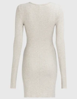 Geripptes Mini-Kleid