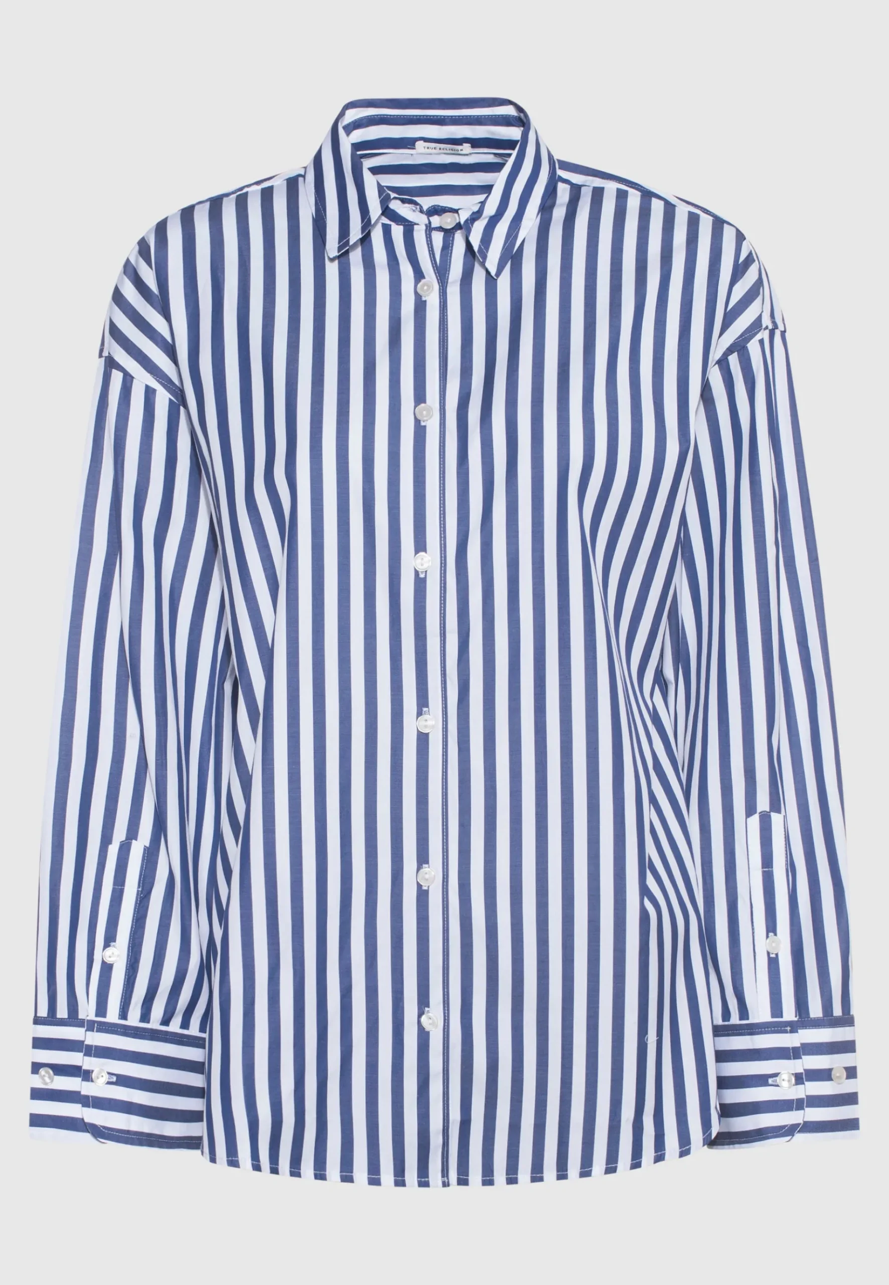 Gestreifte Oversize-Bluse