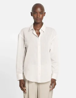 Gestreifte Oversize-Bluse Jianella