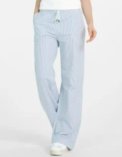 Gestreifte Wide-Leg Hose Marisa