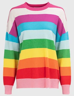 Gestreifter Kaschmirpullover