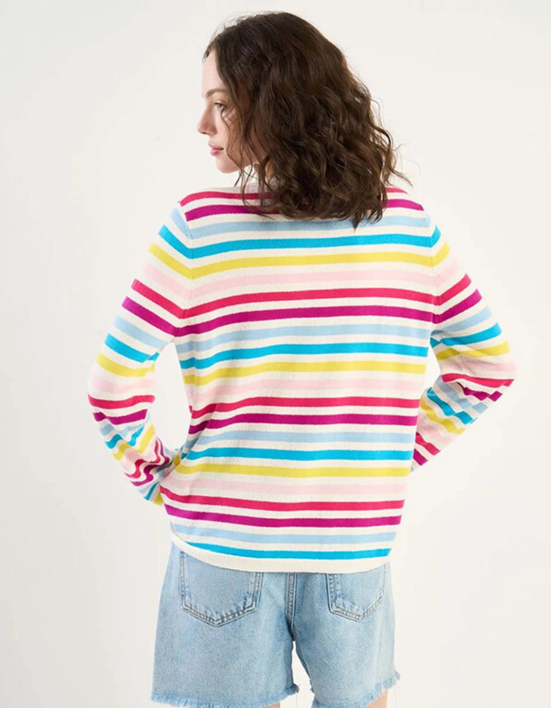 Gestreifter Pullover