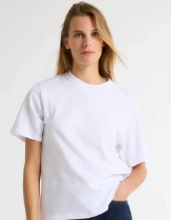 Heavy Cotton T-Shirt mit Rundhalsausschnitt