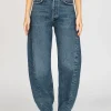 High Waist Barrel-Leg Jeans Luna