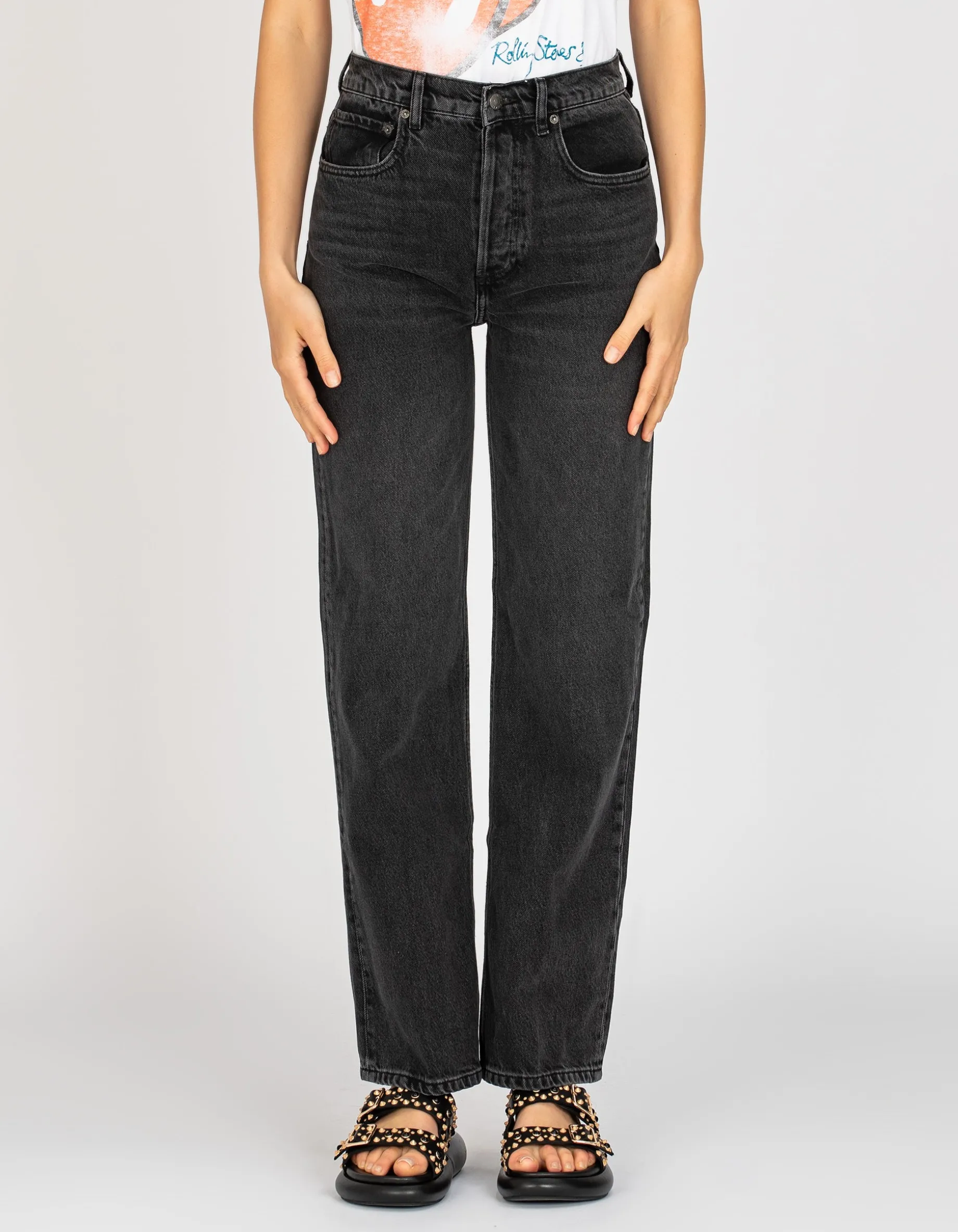 High-Rise Straight-Leg Jeans The Ziggy