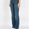 High-Rise Straight-Leg Jeans