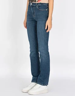 High-Rise Straight-Leg Jeans