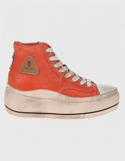 High-Top Leder-Sneaker