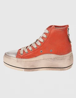 High-Top Leder-Sneaker
