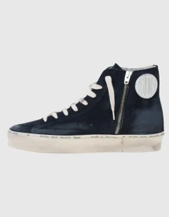 High-Top Veloursleder-Sneaker