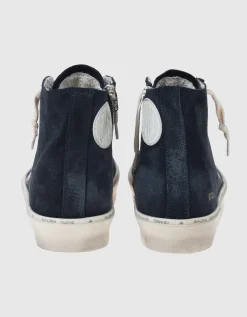High-Top Veloursleder-Sneaker