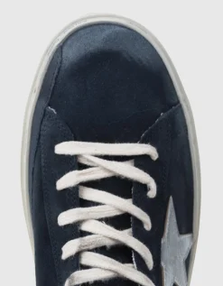High-Top Veloursleder-Sneaker