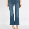 High-Waist Bootcut Jeans