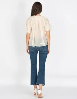 High-Waist Bootcut Jeans