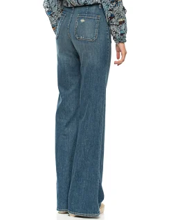 High-Waist Flare-Leg-Jeans