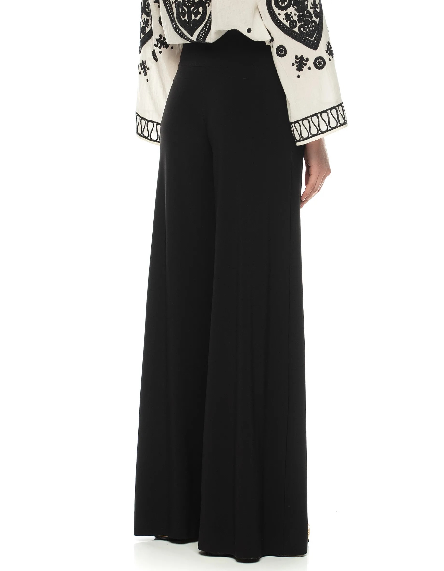 High-Waist Wide-Leg Hose