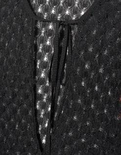 Häkelspitzen-Bluse mit Bindedetails
