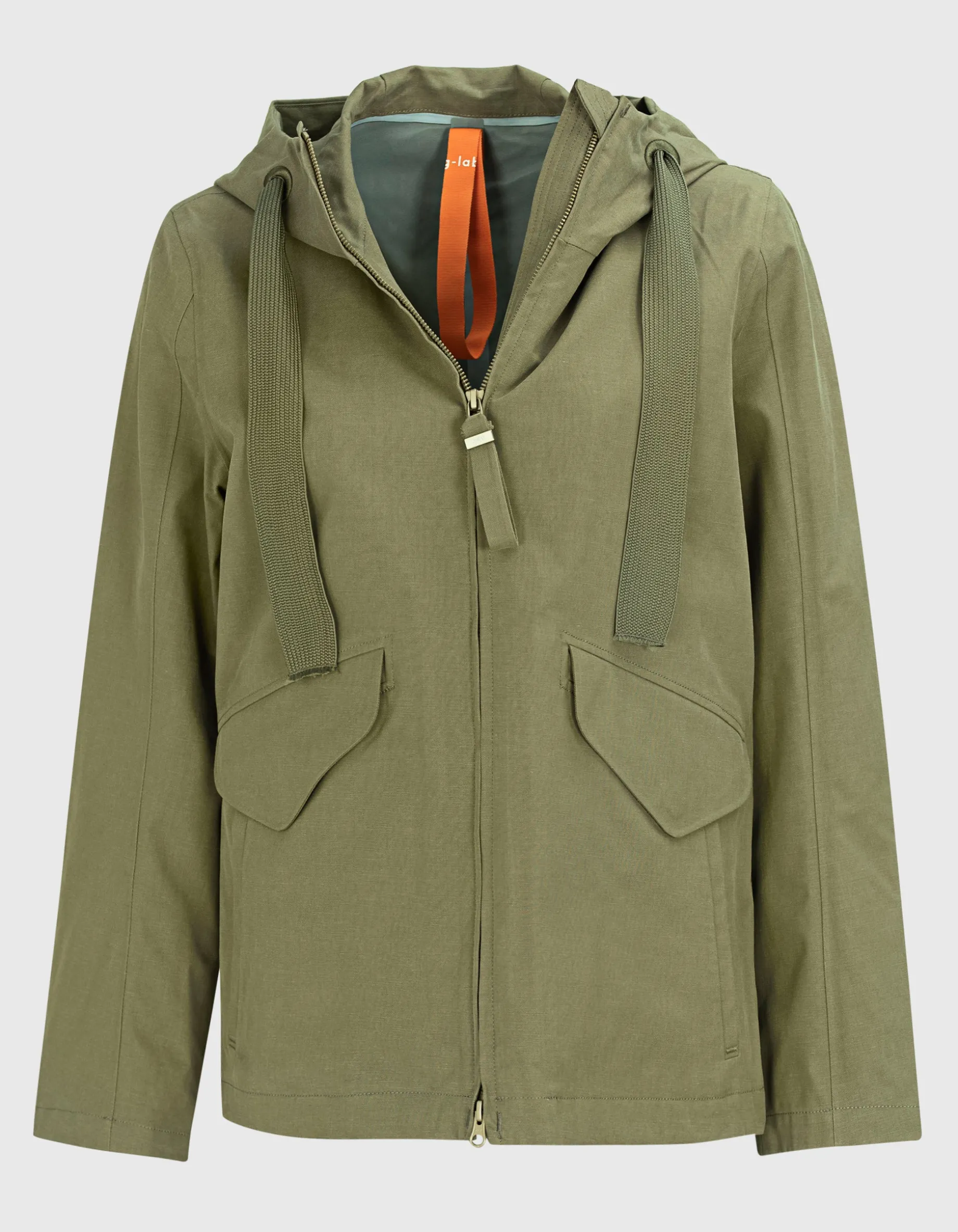 Jacke mit Leinenanteil